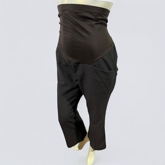 Brown Motherhood Maternity Slacks Petite Small - Excellent Condition - Picture 1 of 15
